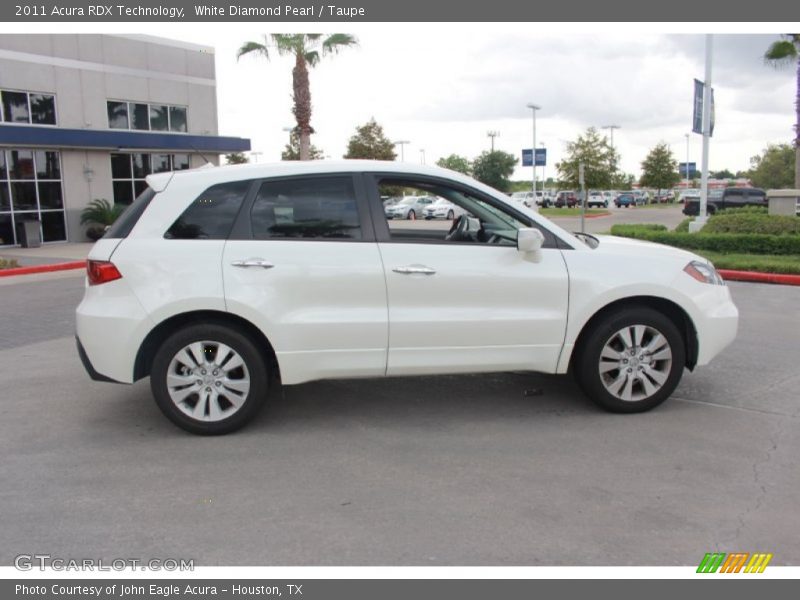 White Diamond Pearl / Taupe 2011 Acura RDX Technology