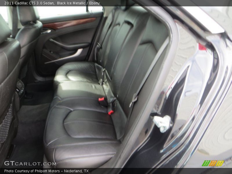 Black Ice Metallic / Ebony 2011 Cadillac CTS 3.0 Sedan