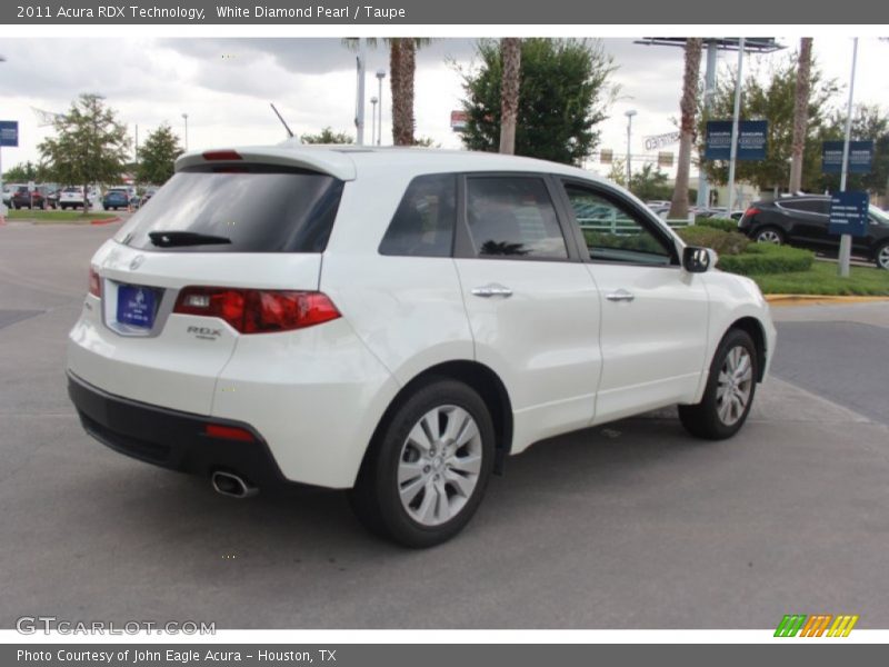 White Diamond Pearl / Taupe 2011 Acura RDX Technology
