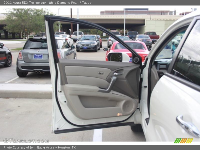 White Diamond Pearl / Taupe 2011 Acura RDX Technology