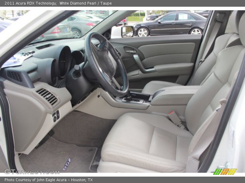 White Diamond Pearl / Taupe 2011 Acura RDX Technology