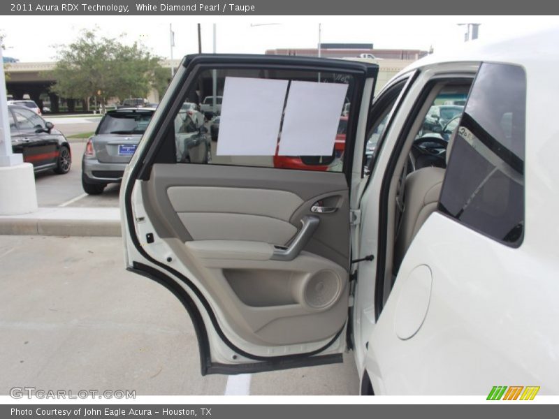 White Diamond Pearl / Taupe 2011 Acura RDX Technology