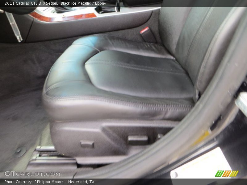Black Ice Metallic / Ebony 2011 Cadillac CTS 3.0 Sedan