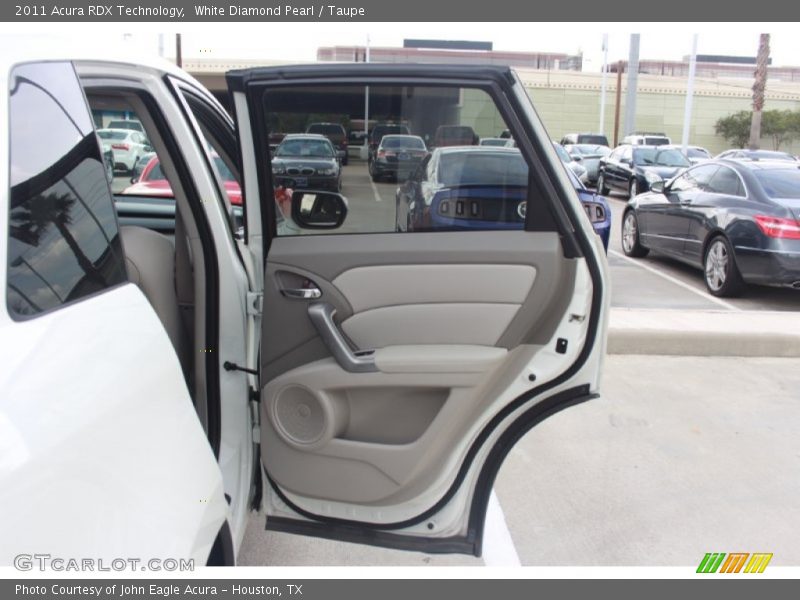 White Diamond Pearl / Taupe 2011 Acura RDX Technology