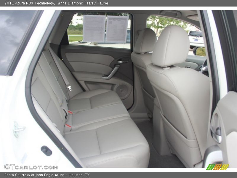 White Diamond Pearl / Taupe 2011 Acura RDX Technology