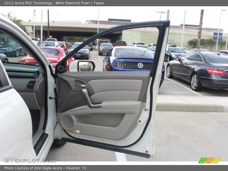 White Diamond Pearl / Taupe 2011 Acura RDX Technology