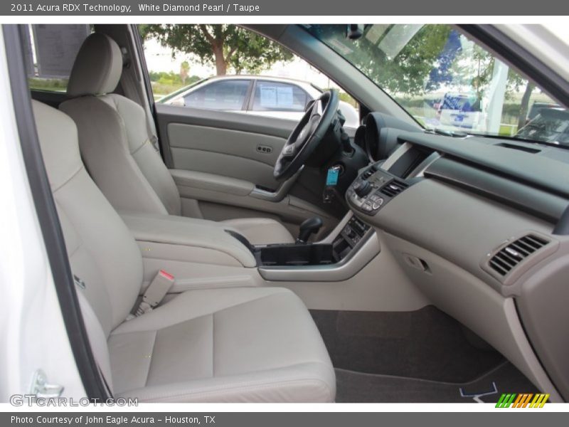 White Diamond Pearl / Taupe 2011 Acura RDX Technology