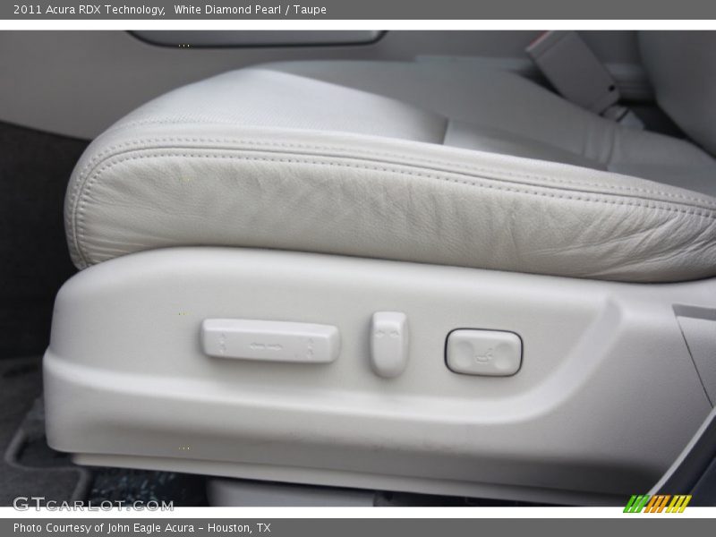 White Diamond Pearl / Taupe 2011 Acura RDX Technology