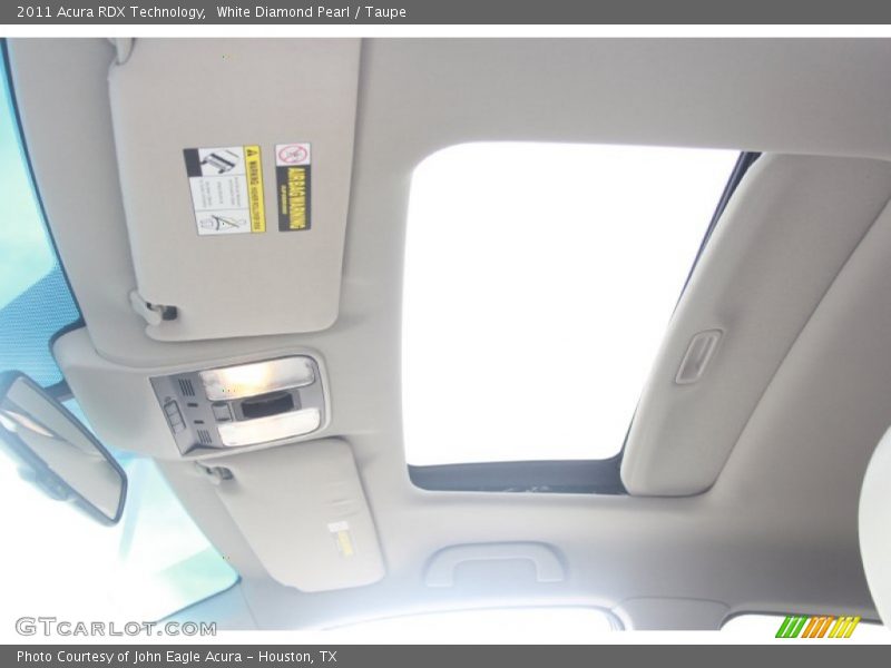 White Diamond Pearl / Taupe 2011 Acura RDX Technology