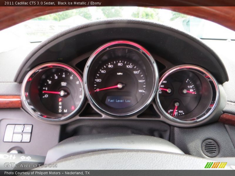 Black Ice Metallic / Ebony 2011 Cadillac CTS 3.0 Sedan