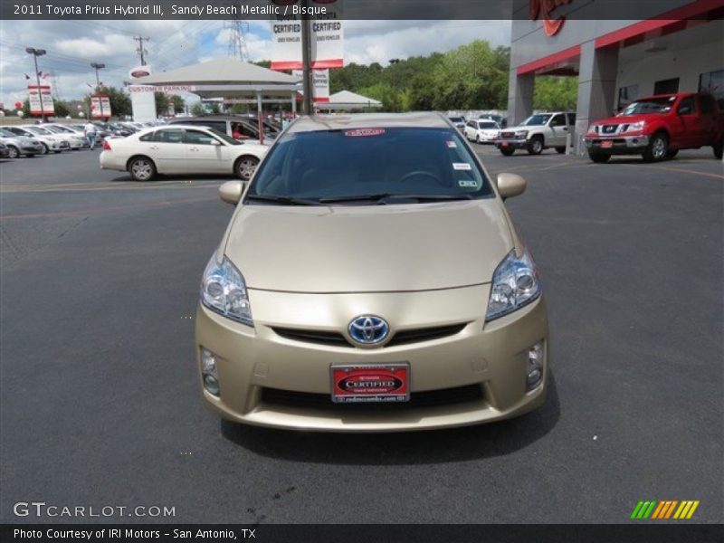 Sandy Beach Metallic / Bisque 2011 Toyota Prius Hybrid III