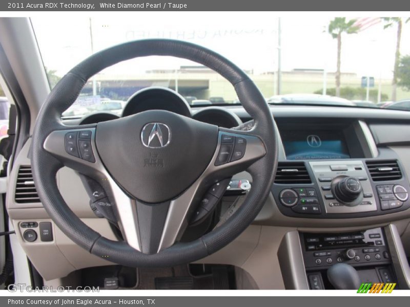 White Diamond Pearl / Taupe 2011 Acura RDX Technology