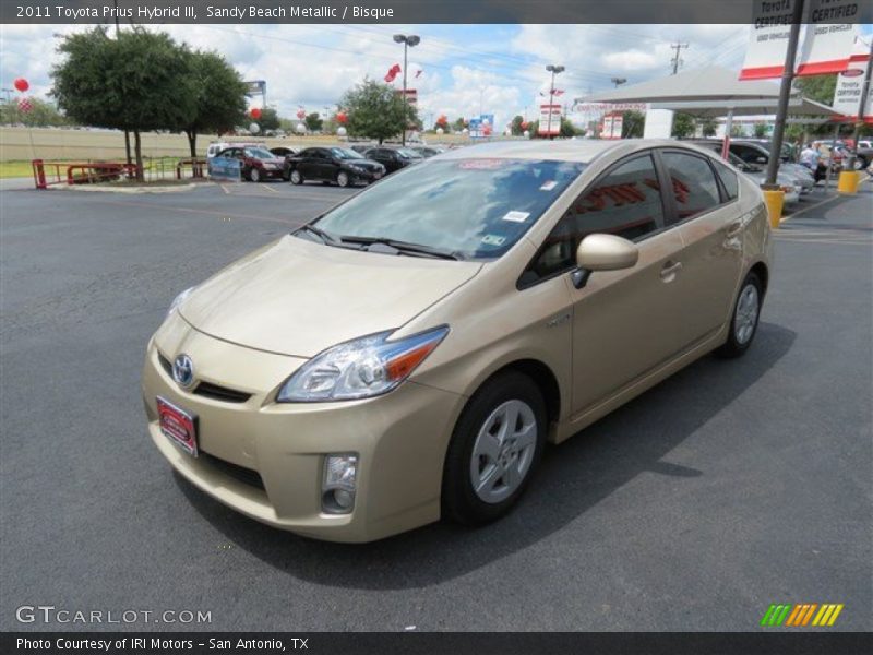 Sandy Beach Metallic / Bisque 2011 Toyota Prius Hybrid III