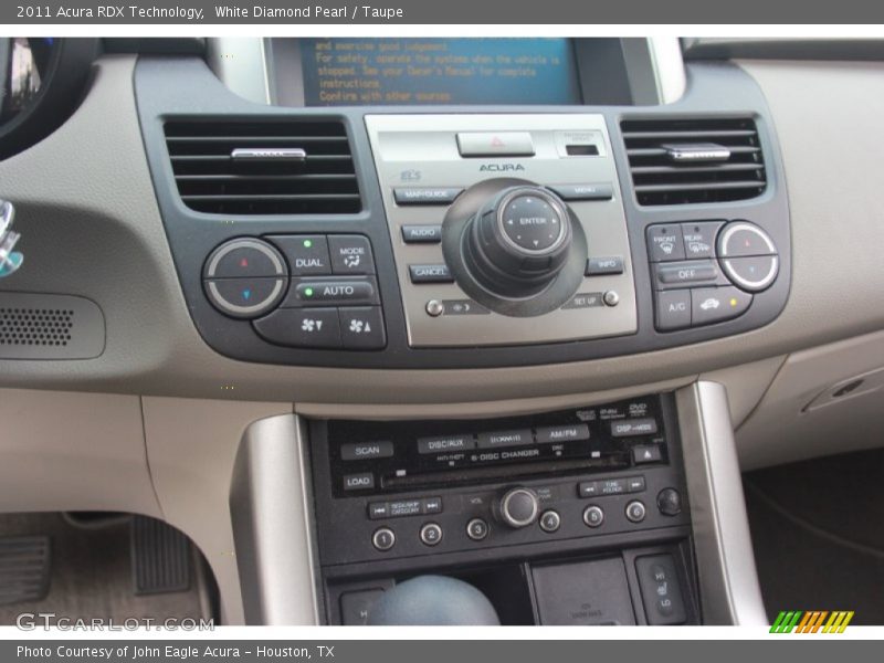 White Diamond Pearl / Taupe 2011 Acura RDX Technology