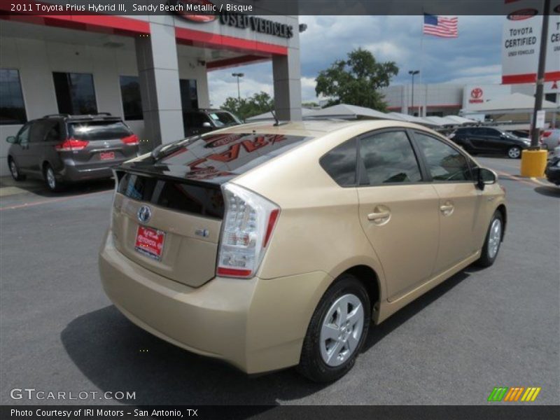 Sandy Beach Metallic / Bisque 2011 Toyota Prius Hybrid III