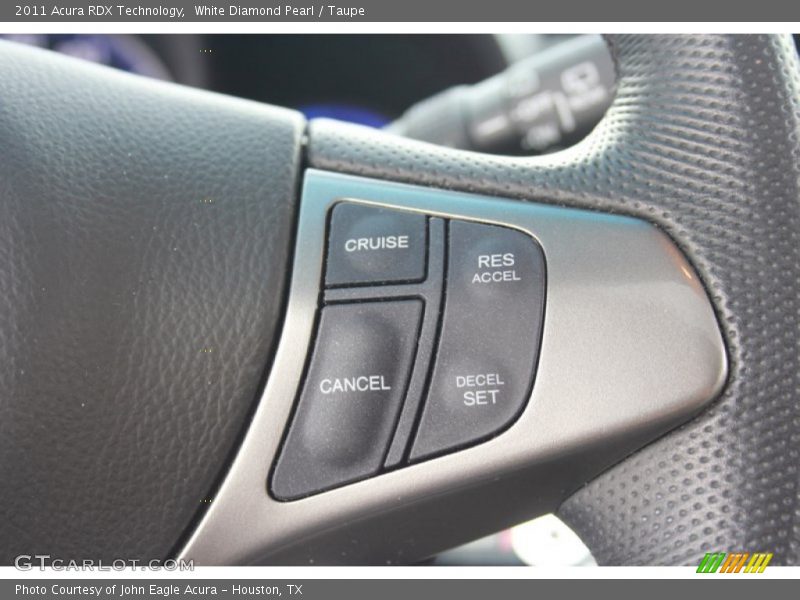 White Diamond Pearl / Taupe 2011 Acura RDX Technology