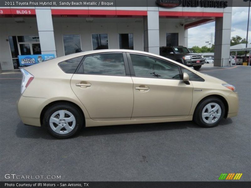 Sandy Beach Metallic / Bisque 2011 Toyota Prius Hybrid III