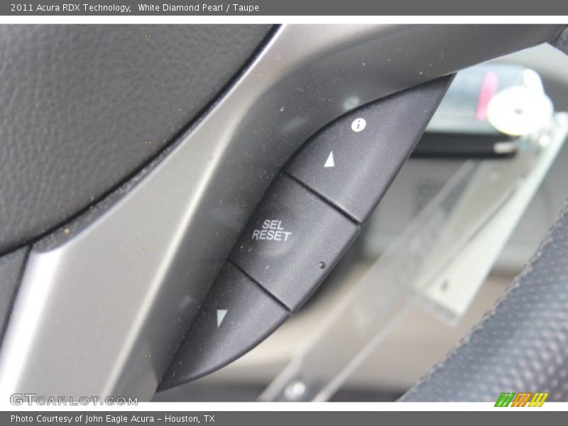 White Diamond Pearl / Taupe 2011 Acura RDX Technology