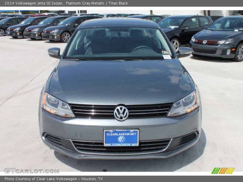 Platinum Gray Metallic / Titan Black 2014 Volkswagen Jetta SE Sedan