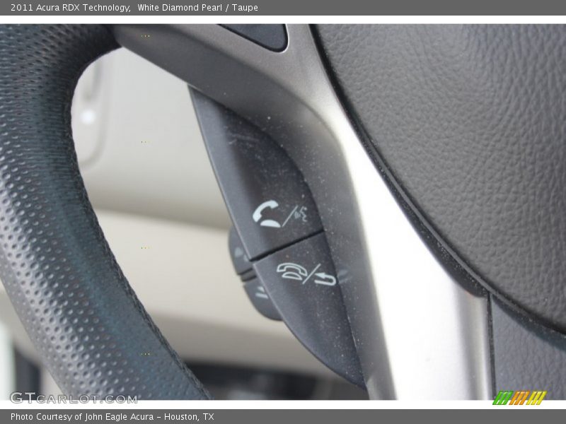 White Diamond Pearl / Taupe 2011 Acura RDX Technology