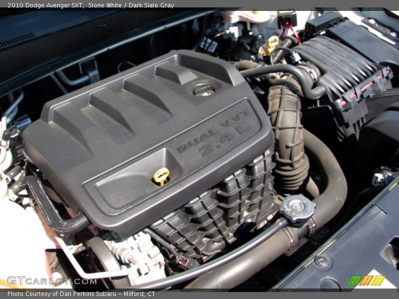 Stone White / Dark Slate Gray 2010 Dodge Avenger SXT