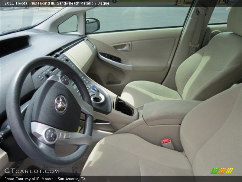 Sandy Beach Metallic / Bisque 2011 Toyota Prius Hybrid III
