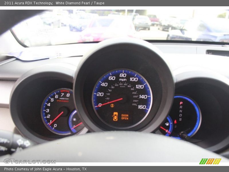 White Diamond Pearl / Taupe 2011 Acura RDX Technology