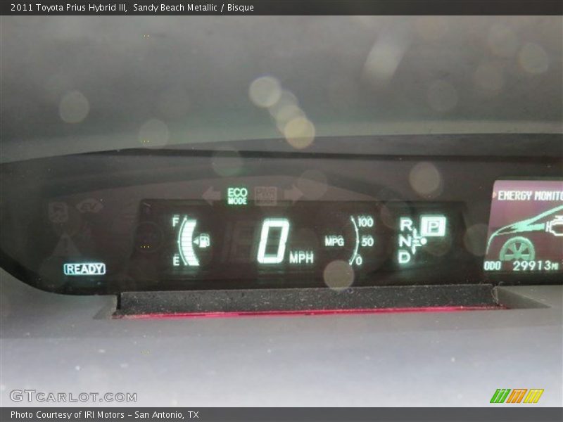 Sandy Beach Metallic / Bisque 2011 Toyota Prius Hybrid III