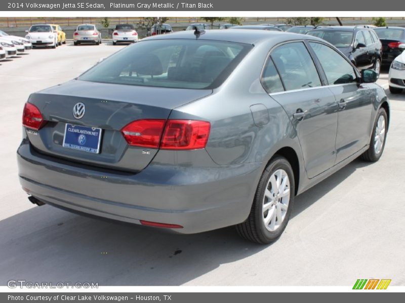 Platinum Gray Metallic / Titan Black 2014 Volkswagen Jetta SE Sedan