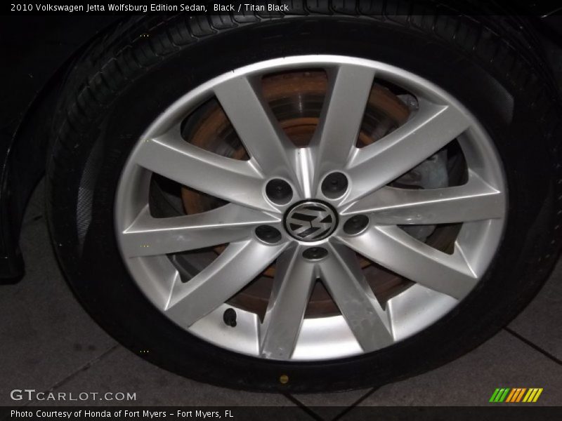 Black / Titan Black 2010 Volkswagen Jetta Wolfsburg Edition Sedan