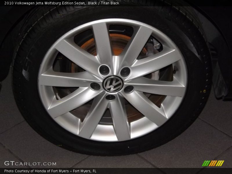Black / Titan Black 2010 Volkswagen Jetta Wolfsburg Edition Sedan