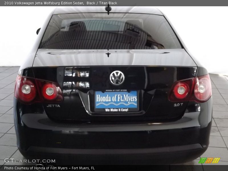 Black / Titan Black 2010 Volkswagen Jetta Wolfsburg Edition Sedan
