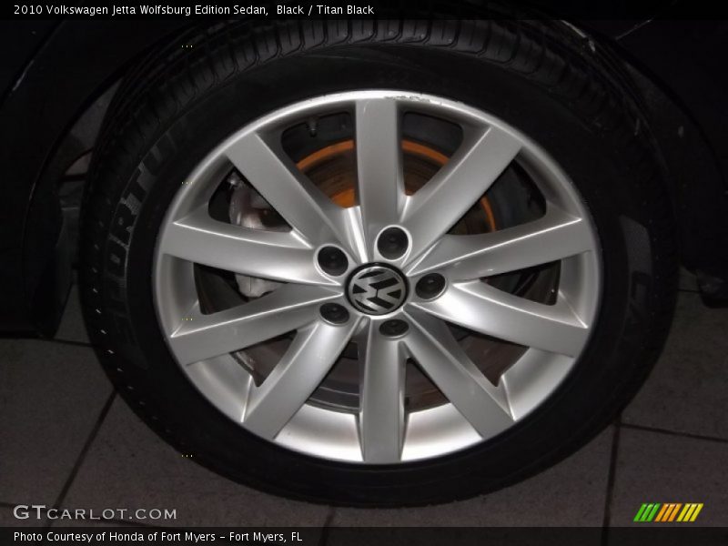 Black / Titan Black 2010 Volkswagen Jetta Wolfsburg Edition Sedan
