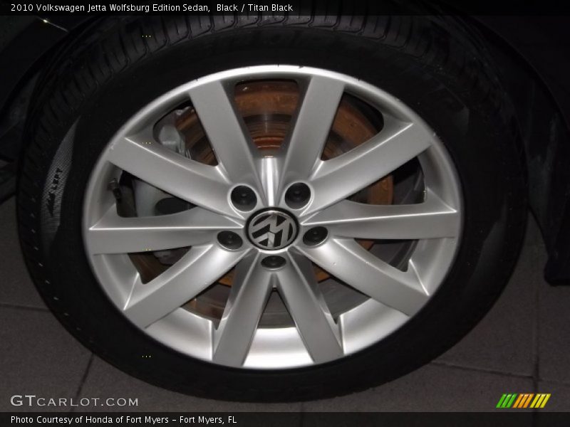 Black / Titan Black 2010 Volkswagen Jetta Wolfsburg Edition Sedan