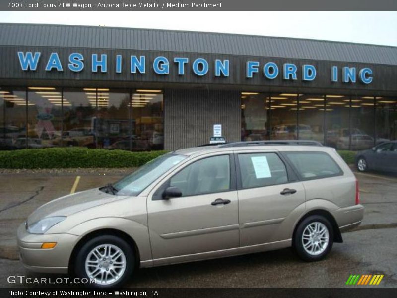 Arizona Beige Metallic / Medium Parchment 2003 Ford Focus ZTW Wagon
