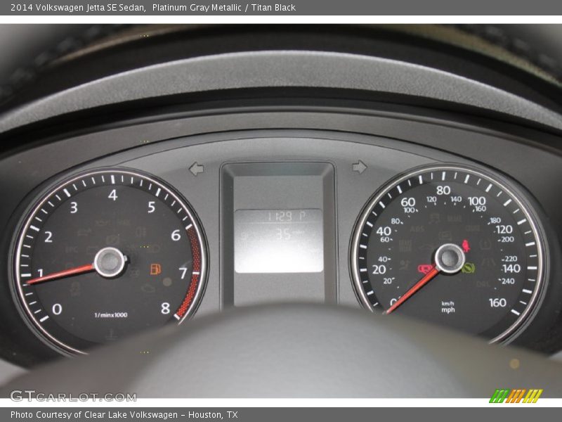 Platinum Gray Metallic / Titan Black 2014 Volkswagen Jetta SE Sedan