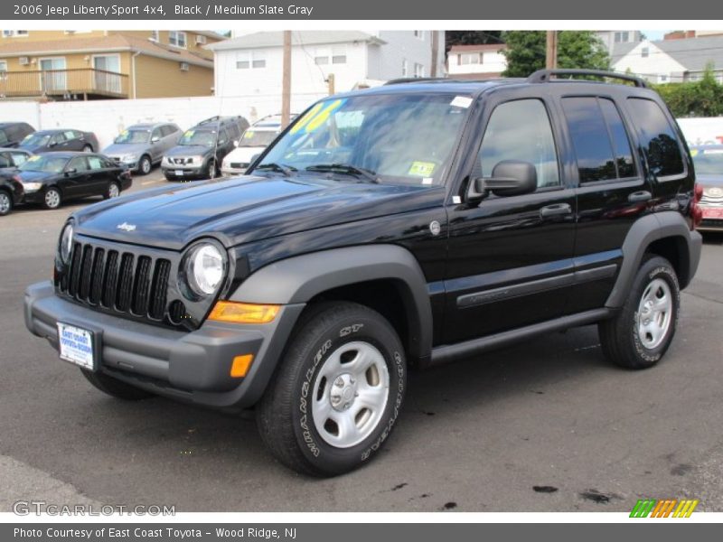 Black / Medium Slate Gray 2006 Jeep Liberty Sport 4x4