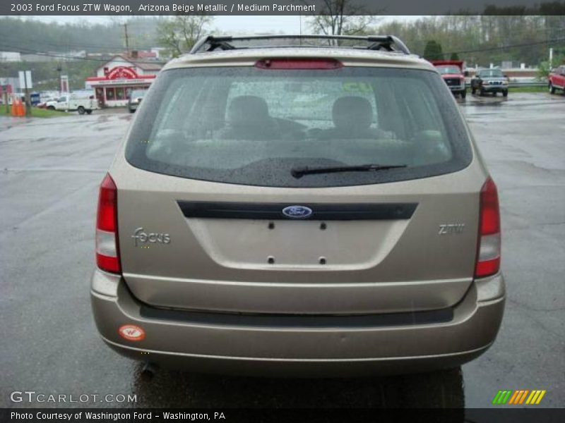 Arizona Beige Metallic / Medium Parchment 2003 Ford Focus ZTW Wagon
