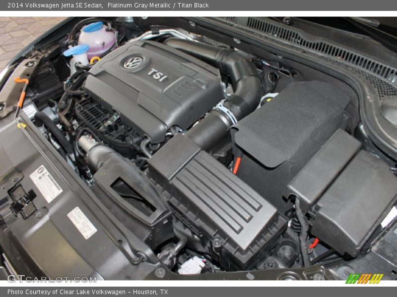 Platinum Gray Metallic / Titan Black 2014 Volkswagen Jetta SE Sedan