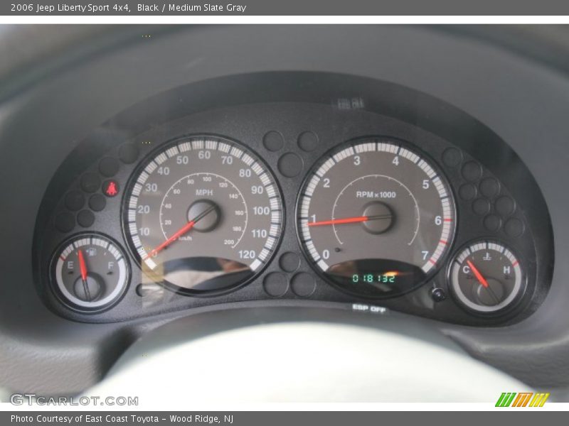 Black / Medium Slate Gray 2006 Jeep Liberty Sport 4x4
