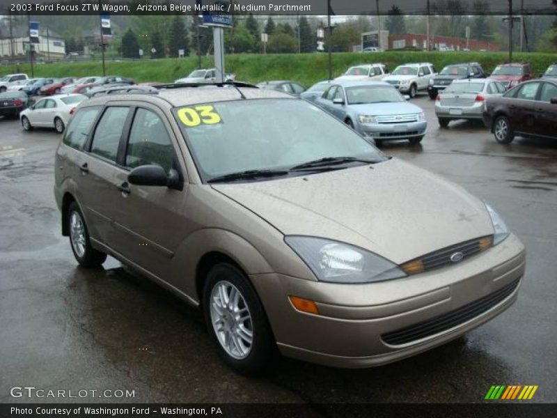 Arizona Beige Metallic / Medium Parchment 2003 Ford Focus ZTW Wagon