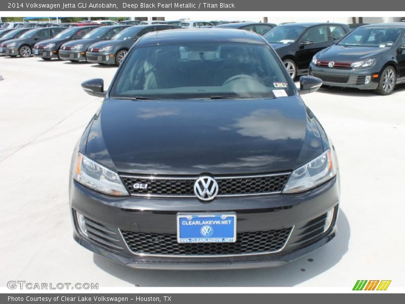 Deep Black Pearl Metallic / Titan Black 2014 Volkswagen Jetta GLI Autobahn