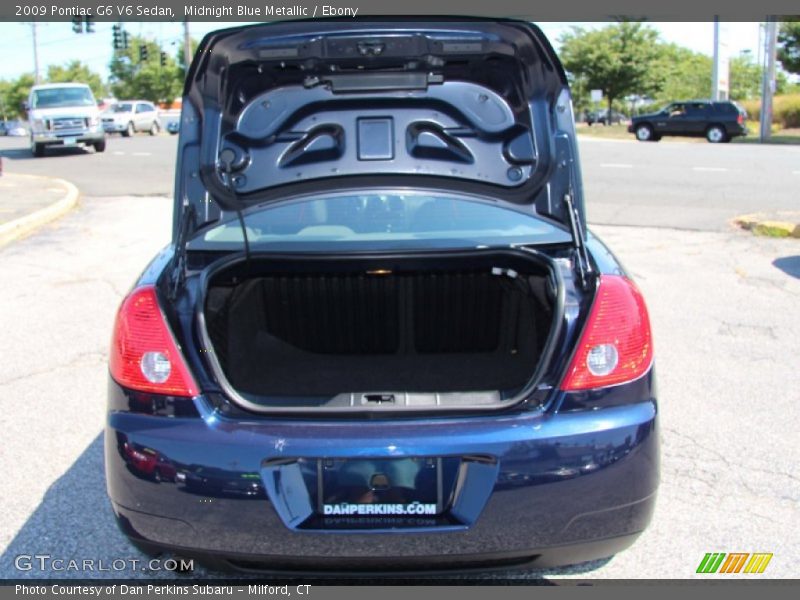 Midnight Blue Metallic / Ebony 2009 Pontiac G6 V6 Sedan