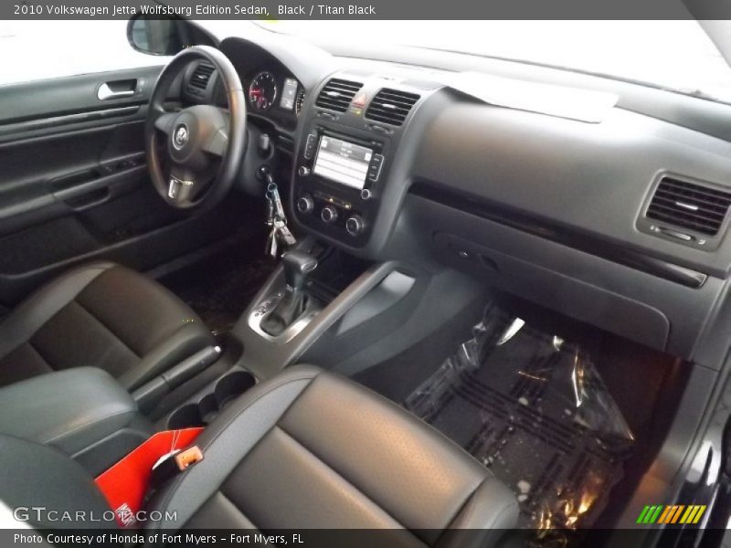 Black / Titan Black 2010 Volkswagen Jetta Wolfsburg Edition Sedan