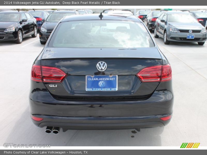 Deep Black Pearl Metallic / Titan Black 2014 Volkswagen Jetta GLI Autobahn