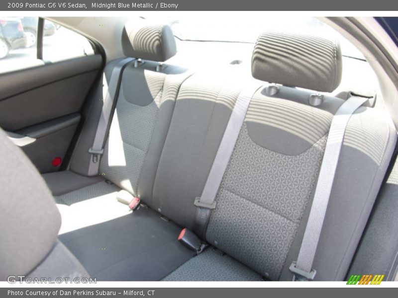 Midnight Blue Metallic / Ebony 2009 Pontiac G6 V6 Sedan