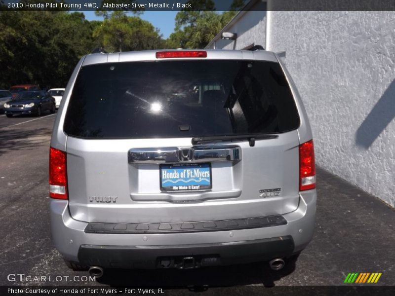 Alabaster Silver Metallic / Black 2010 Honda Pilot Touring 4WD