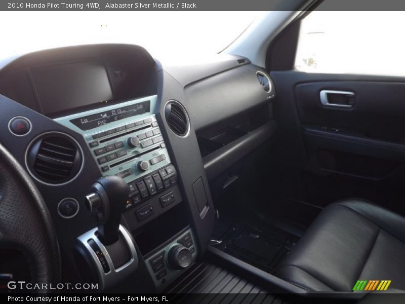 Alabaster Silver Metallic / Black 2010 Honda Pilot Touring 4WD