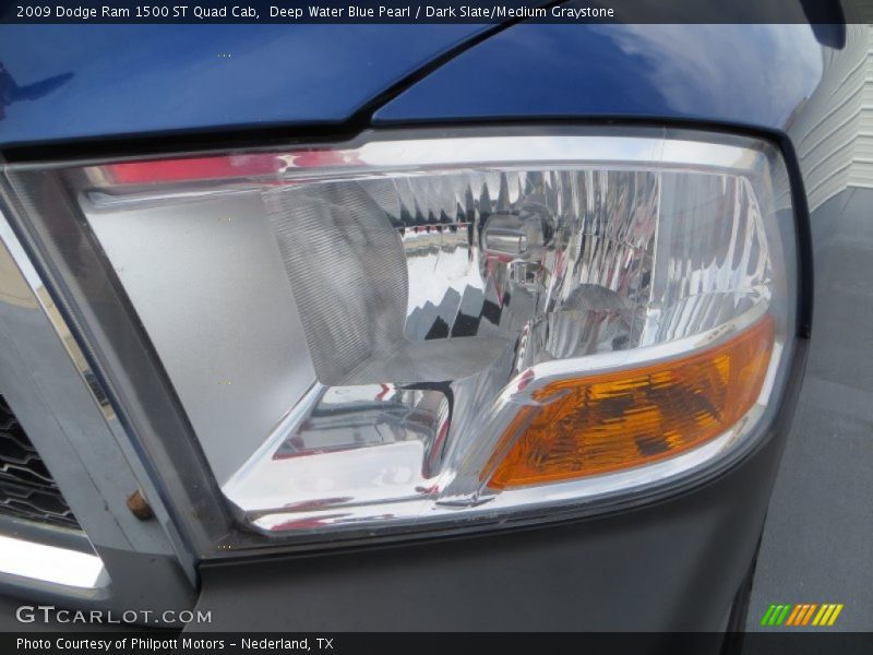 Deep Water Blue Pearl / Dark Slate/Medium Graystone 2009 Dodge Ram 1500 ST Quad Cab