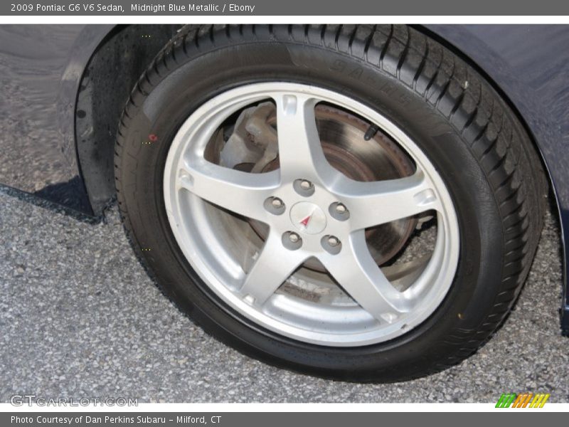 Midnight Blue Metallic / Ebony 2009 Pontiac G6 V6 Sedan